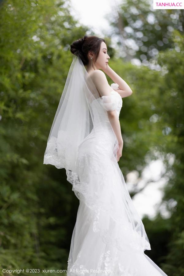 梦心玥  [XiuRen]高清写真图 2023.08.30 No.7310 梦心玥 婚纱美腿第10张图片